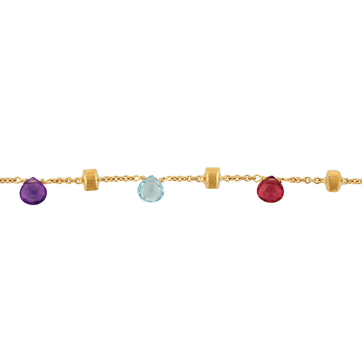 Marco Bicego Paradise Mixed Stone Single Strand Bracelet